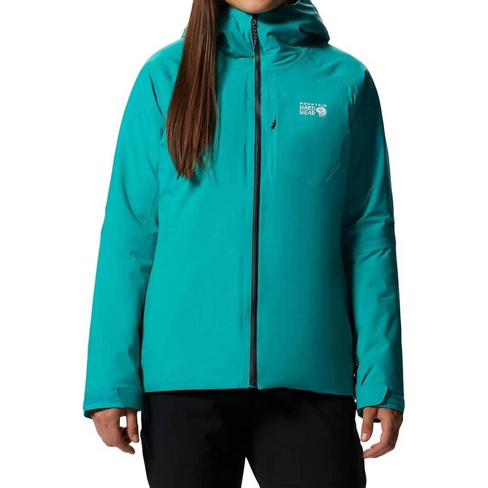NEW MOUNTAIN HARDWEAR standard stretch ozonic insulated jacket in synth green